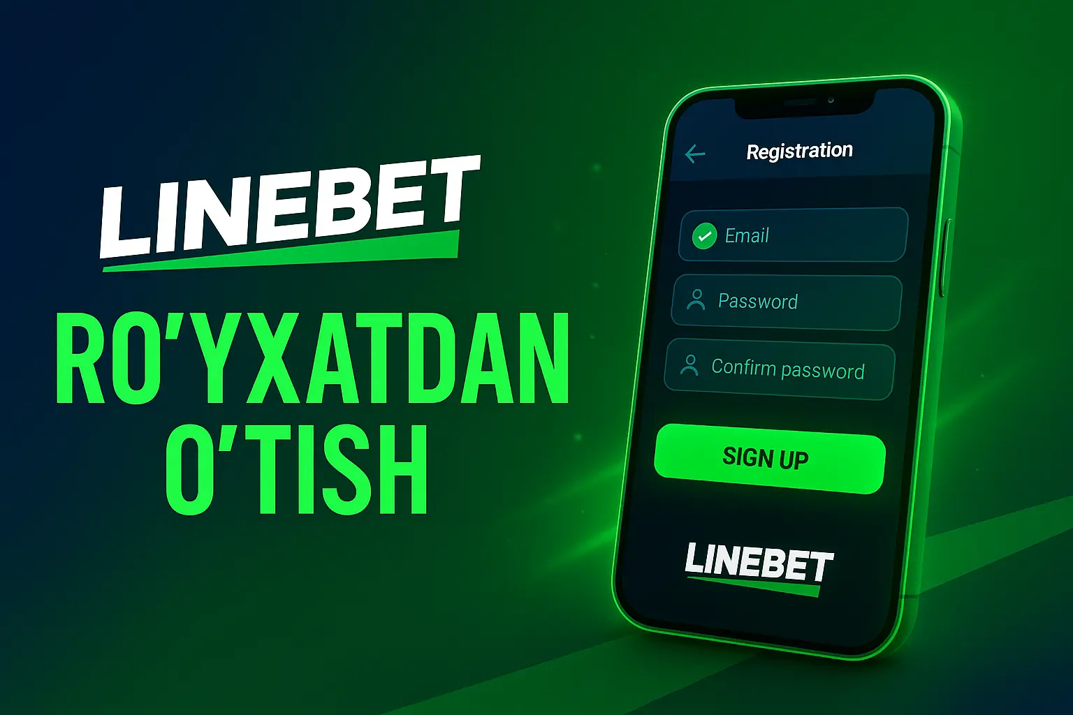 LineBet akkaunti: ro'yxatdan o'tish, tasdiqlash va kirish
